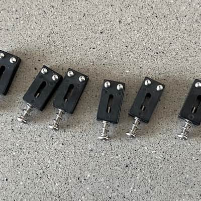 Immagine Graph Tech PS-8000-00 String Saver Originals 2-1/16" Strat / Tele-Style Saddles - 6-String 2010s - Black - 2