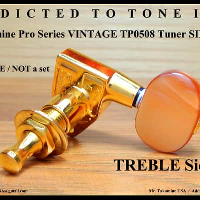 Takamine Vintage TP0508 Tuner SINGLE Not a set / TREBLE Side / 6 String image 15