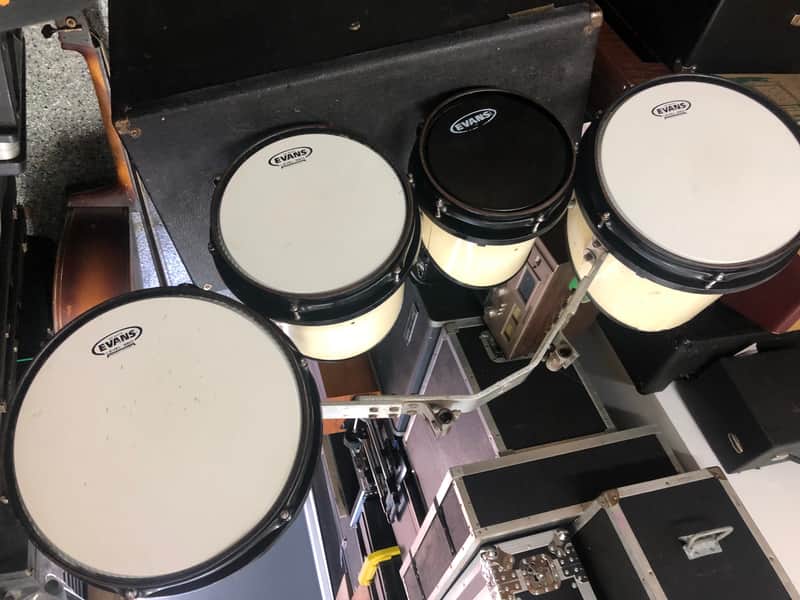 Premier Marching Band Quad Tenor Drums White image 1