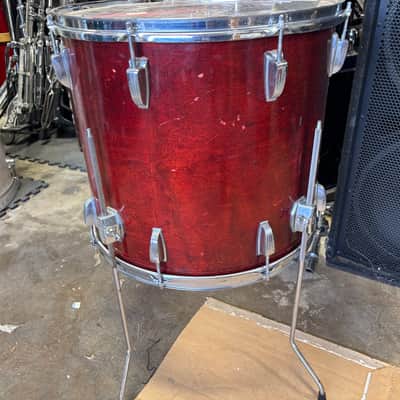 Ludwig Mahogany blew olive badge 18 floor Tom Drum image 4