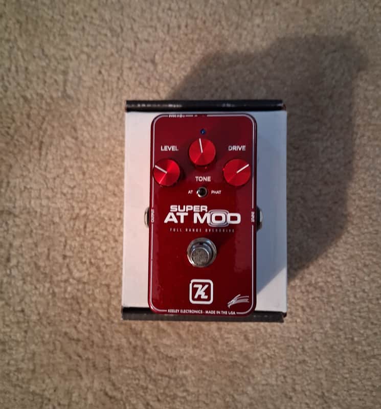 Keeley Super AT Mod Andy Timmons Signature Overdrive 2023 - Present - Red
