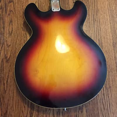 Vintage 60's Welson D2 Wurlitzer Semi-Hollow Body 335 style image 6