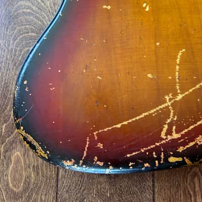 Fender Jazz Bass Body 1970 - Sunburst Vintage 100% Original! With Matching Neck Plate image 9