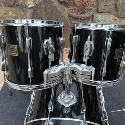 Tama Artstar Cordia Black 6pc Drum Set kit 10,12,13,16,24 Birch + Cordia!! image 14