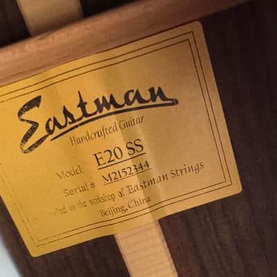 Eastman E20SS - Vintage 30s Sunburst - A-STOCK Pick-of-the-Litter - Best 1 of 8 - Exceptional image 13