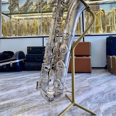 Selmer Series II baritone saxophone Silver gorgeous 1995 - SN 529xxx image 2