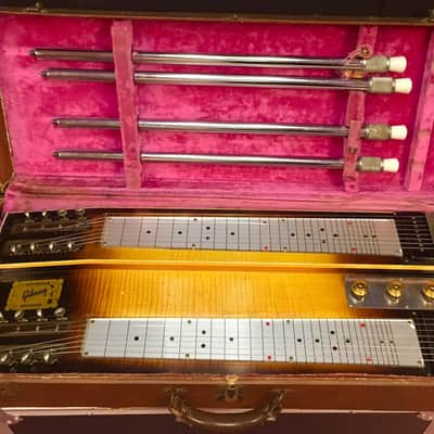 Gibson Console Grande D8 Double Neck Non Pedal Steel Guitar 50s w/ OHSC & Legs image 2