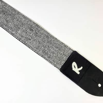 Black and White Tweed Guitar Strap -Tweed Guitar Strap- Vintage Tweed -Durable Guitar Strap-Guitar image 1