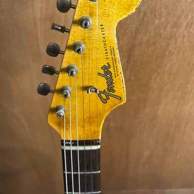 FENDER CUSTOM SHOP 1964 STRATOCASTER HEAVY RELIC – DAPHNE BLUE image 7