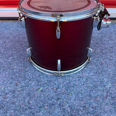 Pearl Export Series 13x11 Rack Tom Wine Red w/ Mount – Good Condition image 3
