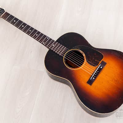 1944 Gibson Banner Logo LG-2 Vintage Wartime Acoustic Guitar w/ Case image 12