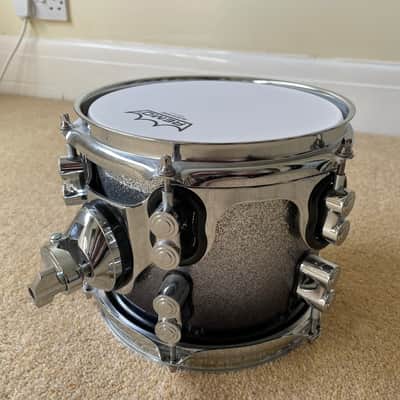 PDP Concept Maple 8-Piece Shell Pack - Silver to Black Sparkle Fade (Upgraded Double Kick Drum Setup) image 21