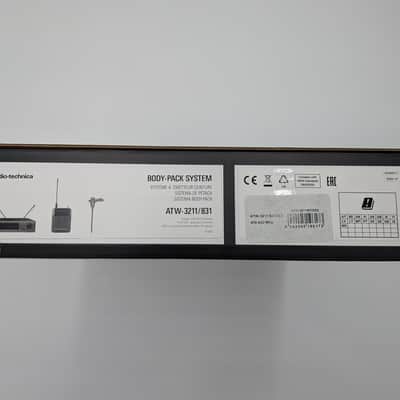 NEW Audio Technica ATW 3211 / 831DE2 3000 Series Wireless Lavalier Microphone System image 2