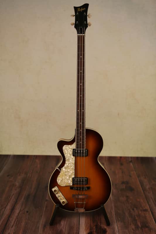 Left Handed Hofner Club Bass 500/2 With Hofner Flight Case AND FREE GIFT!! image 1