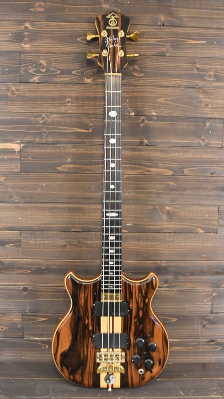 Alembic Stanley Clarke Signature Deluxe short scale 4 string Bass Macassar Ebony - VIDEO DEMO image 1