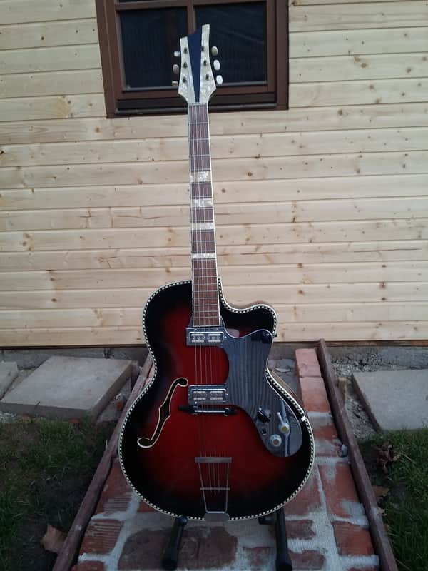 Vintage Bauer Jazz 1960 Redburst image 1