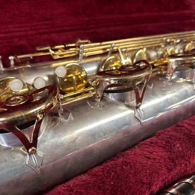 Jupiter JBS-893 Baritone Sax 2001 - Silver plated image 2