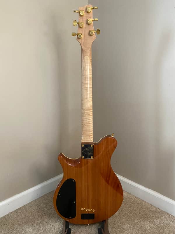 Warmoth Velocity - Tigers Eye Quilted Maple Burst - Seymour Duncan