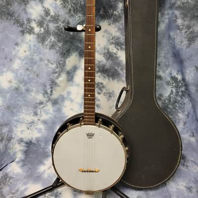 Vintage 1965 Kay 5 String Banjo New Strings Pro Setup Original Soft Shell Case image 15
