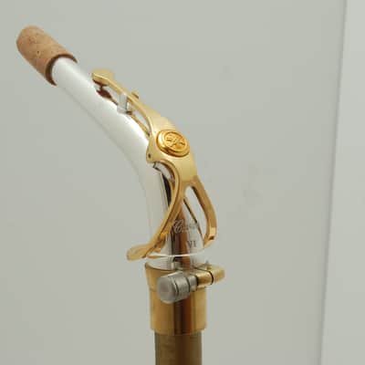 Yamaha Custom AV1S Alto Saxophone Neck, V1 Silver Plate/Gold Option image 16