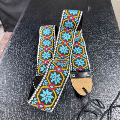 Ace Style Jacquard Guitar and Bass Strap - MIJ image 2