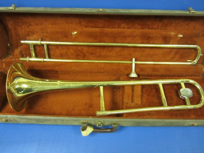 Olds Ambassador Trombone, USA, Brass with Case and Mouthpiece image 1