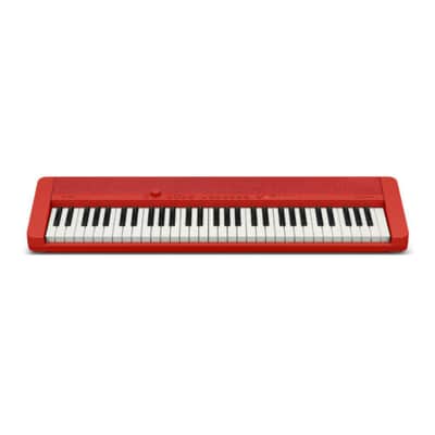 Casio Casiotone 61-Key Touch Response Portable Keyboard, Red (CT-S1RD) image 5