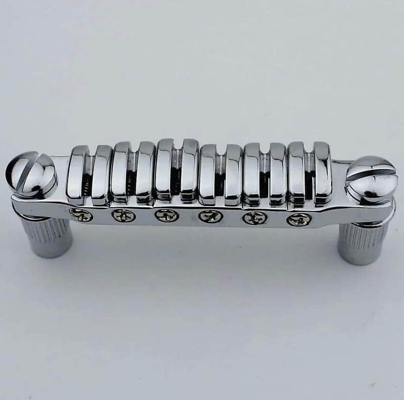 In Chrome Ibanez Gibraltar III Guitar Bridge For Ibanez Artcore, AWD, FWD Series image 1