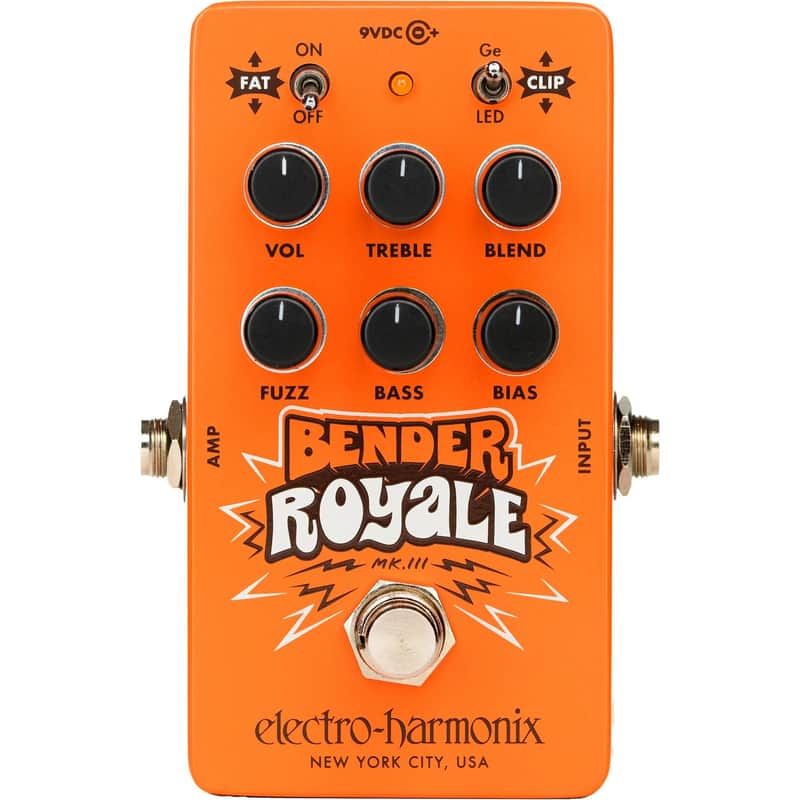 Electro-Harmonix Bender Royale | Germanium Fuzz Orange  "Free Shipping in the USA" image 1