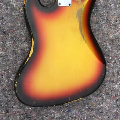 Fender Jazz Bass 1966 - Sunburst Dot and Binding image 13