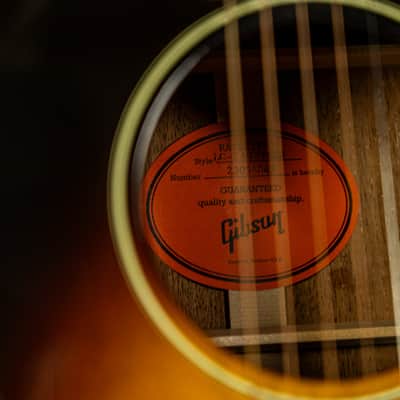 Gibson Custom Nathaniel Rateliff LG-2 Western - Vintage Sunburst image 9