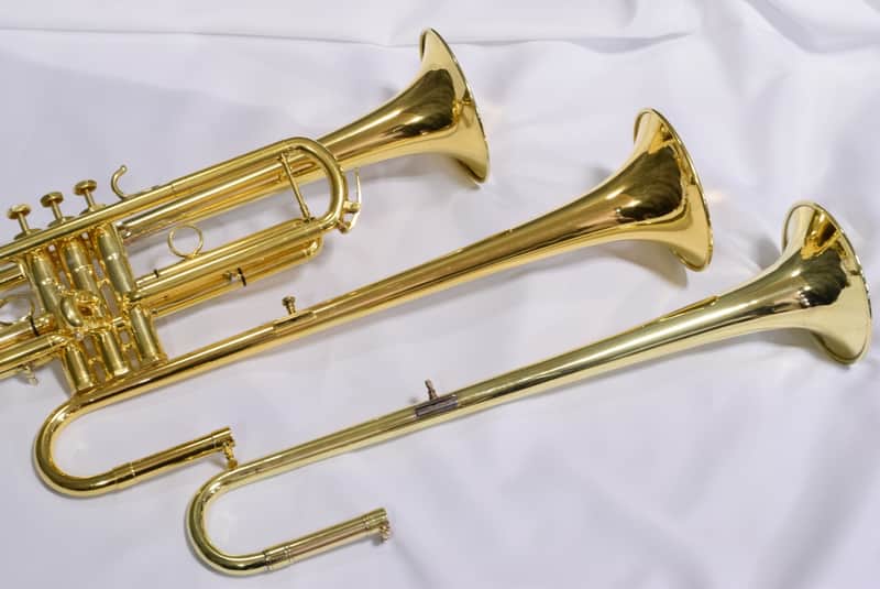 Schilke S42L Gold plated Bb Trumpet + Beryllium and Mt Vernon Bach Bells image 1