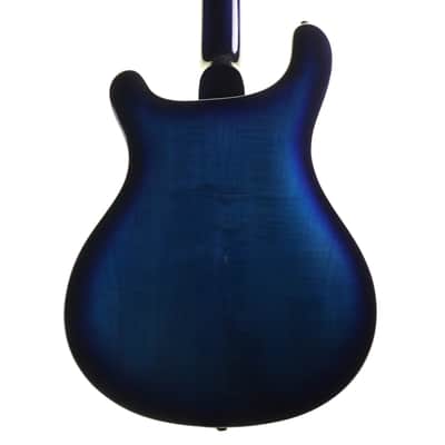 PRS SE Hollowbody II Electric Guitar, Faded Blue Burst w/Hard Case image 8