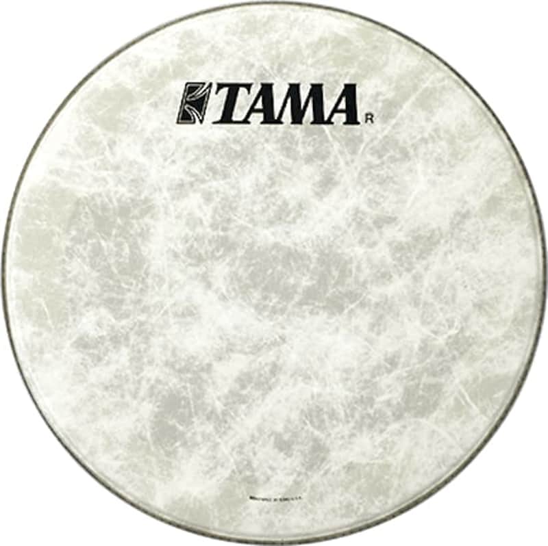 Tama Bass Drum Logo Head 20" Fiberskyn w/Star Logo image 1