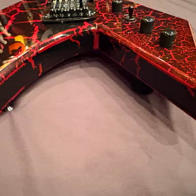 B.C. Rich USA Custom Shop Stranger Things “Eddie's” NJ Warlock 2022 Relic Crackle image 7