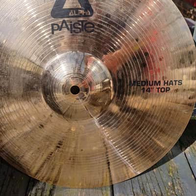 Paiste 14" Alpha Medium Hi-Hat Cymbal (Top) 2010 - 2016 - Brilliant image 1