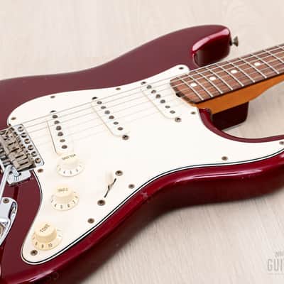 1987 Fender American Vintage '62 Stratocaster Candy Apple Red, 100% Original w/ Case, Corona image 6