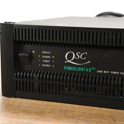 QSC PowerLight 6.0 PFC Power Factor Corrected 2-Channel Power Amplifier CG011UR image 4