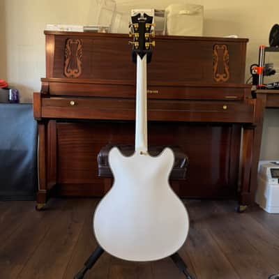 D'Angelico Excel EX-DC Semi-Hollow with Stop-Bar Tailpiece 2010s - White image 3