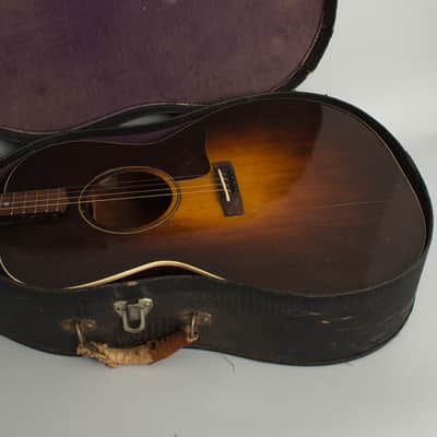 Gibson  TG-1 Flat Top Tenor Guitar (1933), ser. #509 (FON), original black soft shell case. image 12