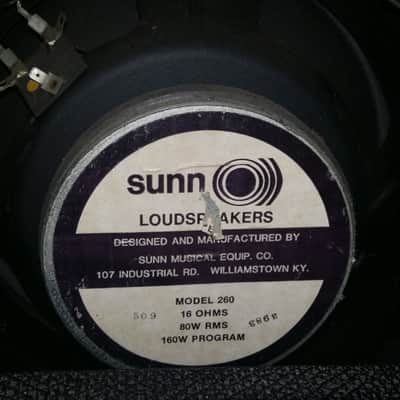 Vintage Sunn SL260 Guitar Amplifier Combo Amp 212 2x12 60 Watt Solid State image 8