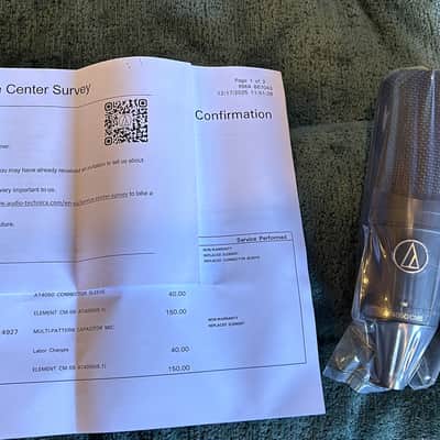 Audio-Technica AT4050 - Large Diaphragm Cardioid Multipattern Condenser Microphone PAIR FACTORY REFURBISHED image 2