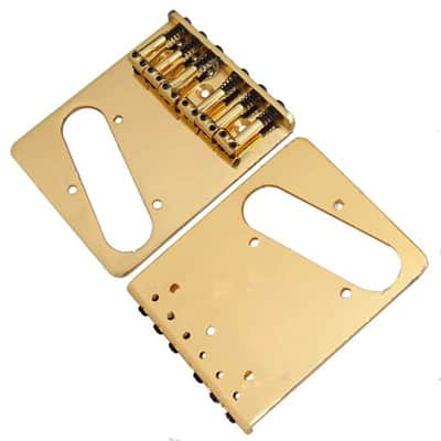 Top Load Gold Guitar Telecaster Tele Style Bridge image 5