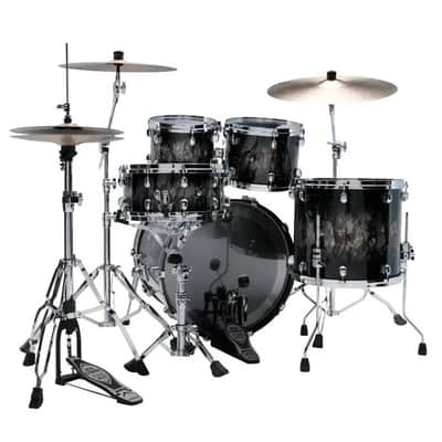 Tama Starclassic Walnut/Birch 4pc Drum Set Molten Platinum Burst image 3