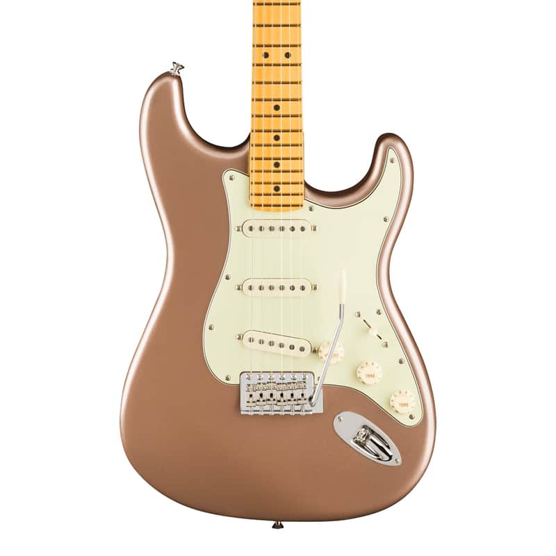 Fender American Professional Classic Stratocaster - Maple Fingerboard, Faded Firemist Gold image 1