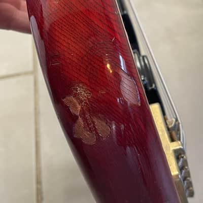 ONE DAY SALE Aria Pro II SB-Elite II 1983 - Padauk red Rautia pickups MIJ Matsumoku image 10