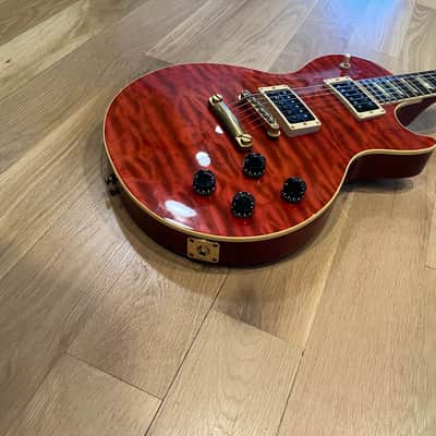 1996 Orville Les Paul RARE Matching Quilt Top Headstock USA Gibson Pickups Grover Tuners w/HSC 8.5 LBS image 4