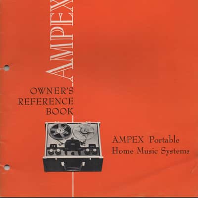 Ampex- Owner's Reference Book, 1966, Portable Home Music Systems image 1