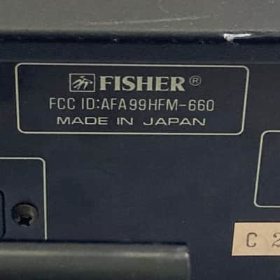 Vintage Fisher Stereo Synthesizer Tuner Studio Standard Receiver FM-660 MIJ 30W image 16