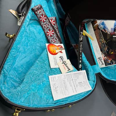 GIBSON CUSTOM SHOP FLYING V HENDRIX 2006 - Black/Paisley Painted image 16